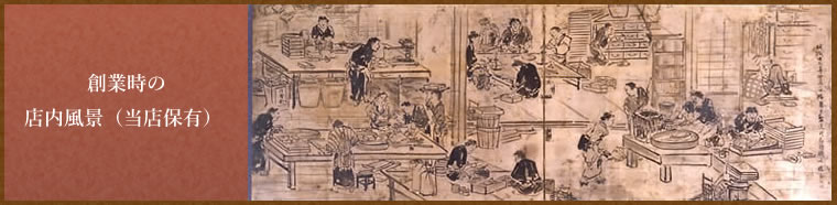 創業当時の店内風景